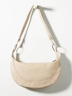 Anthropologie Urban Originals Luna Crossbody Slouchy Crescent  Bag